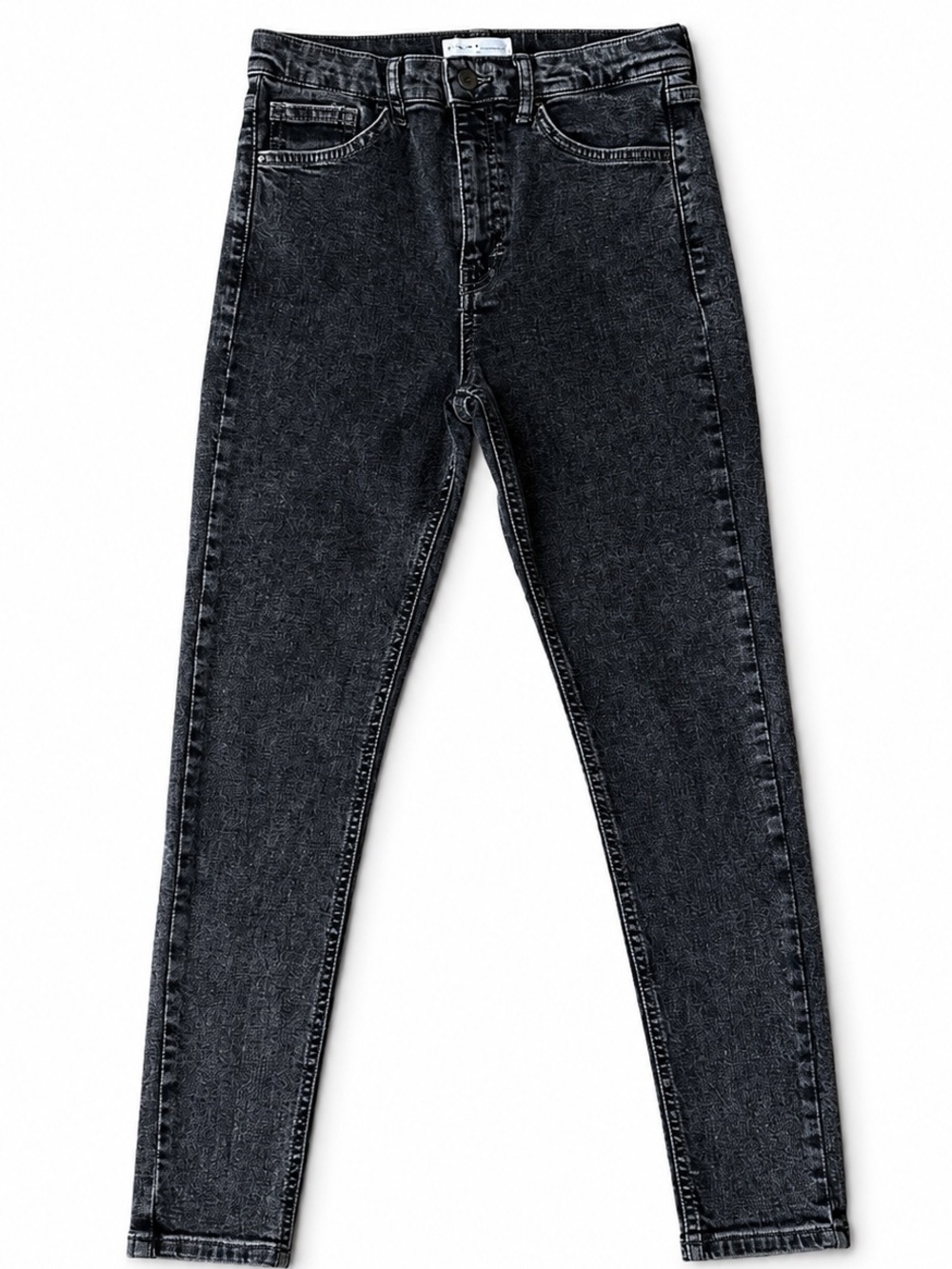 Topshop Jamie Jeans Size 28 Black Wash High Rise Skinny Stretch Ankle
